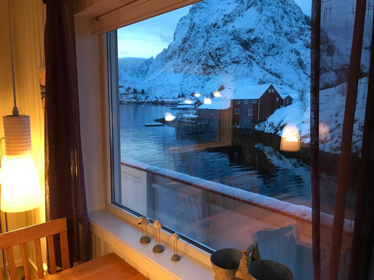 Vila Hovesbua Rorbu - Fisherman Cabin Sørvågen Exteriér fotografie